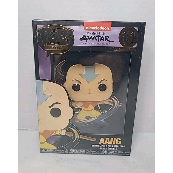 Funko Pop Pin Nickelodeon Aang #11 Avatar The Last Airbender Enamel Pin Sealed - Picture 1 of 3